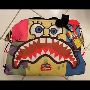 Sprayground Spongebob Duffel Bag. New with tags!